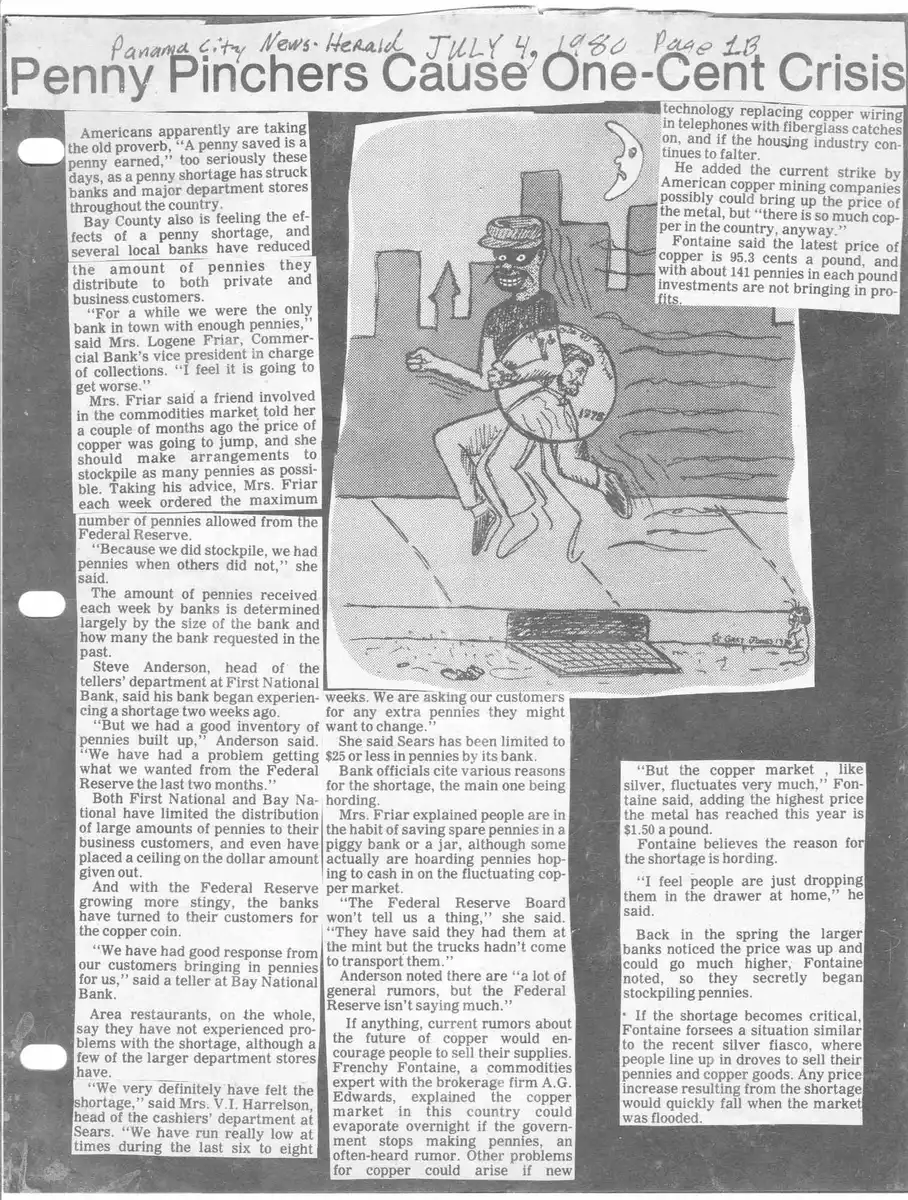 The-Cent/Penny-Shortage;-A-Local-Story-From-46-Years-Ago-This-Month